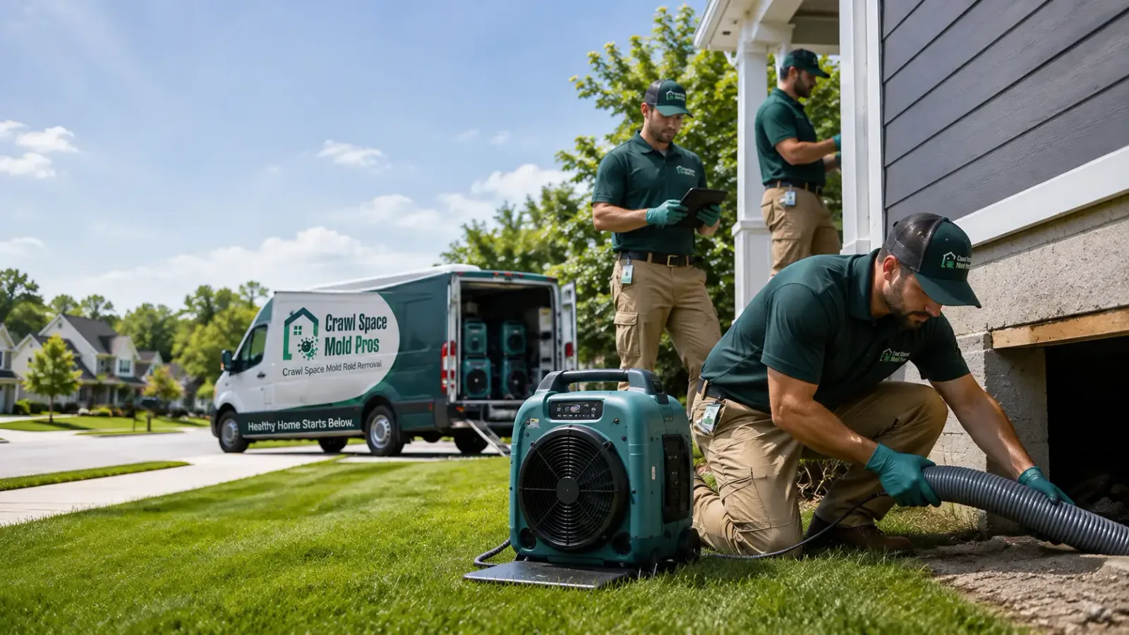 Crawl Space Mold Removal in Latham, MO